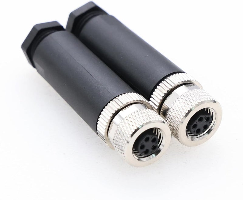 Eonvic M8 5 Pin Female B Code Plug Industrial Circular Sensor Connector Aviation 8mm Waterproof IP67 Connector - Image 1